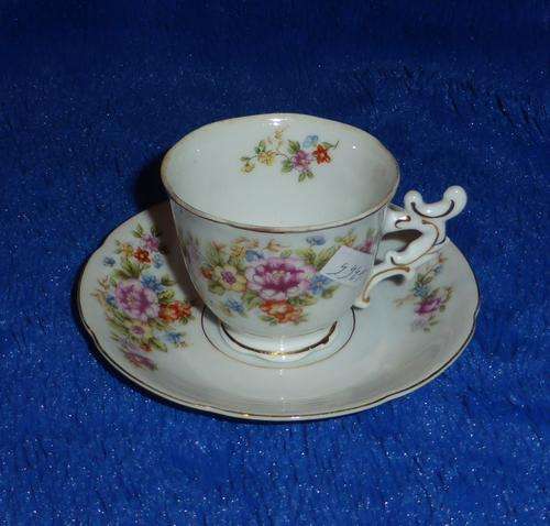 S.K. Teacup and Saucer