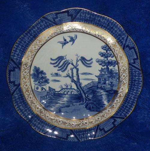 BOOTHS ENGLAND Real Old Willow Plate / Wall Plate