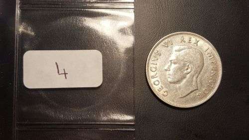 !!!! WOW 1943 SOUTH-AFRICA TWO AND A HALF SHILLING !!!!