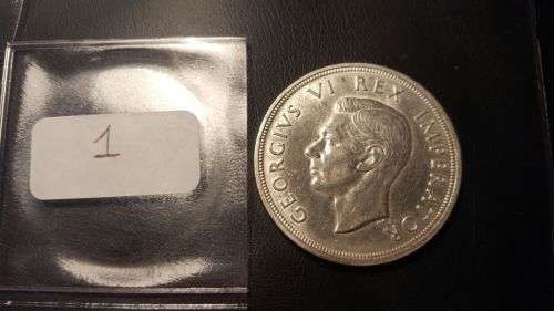 !!!! WOW 1947 SOUTH-AFRICA 5 SHILLING !!!!