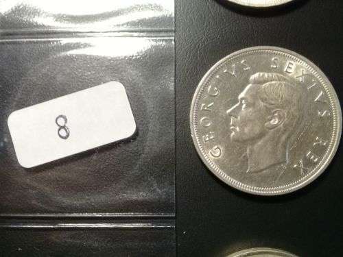 !!! WOW 1949 SOUTH-AFRICA 5 SHILLING !!!