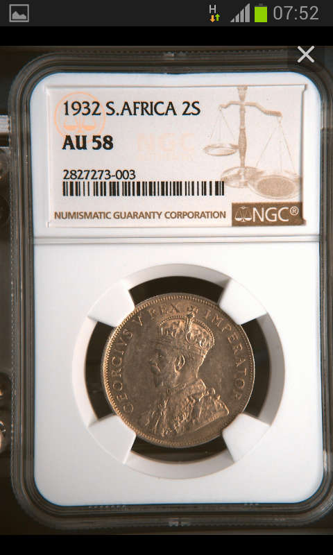 !!!!ULTRA RARE TO FIND !!!! 1932 2 SHILLING AU 58 PLEASE DONT LET IT SLIP ENJOY BIDDING!!!