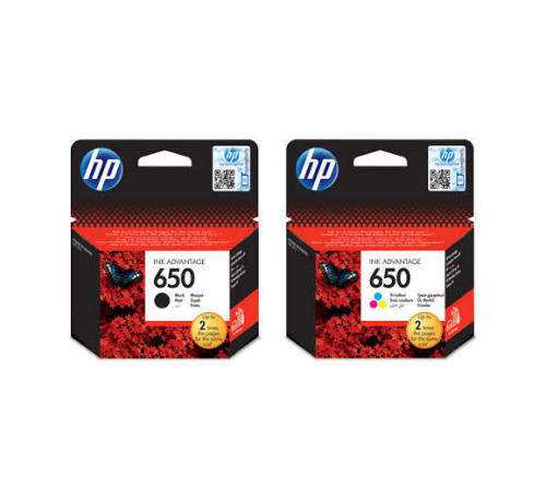 HP 650 Ink Cartridges Bundle
