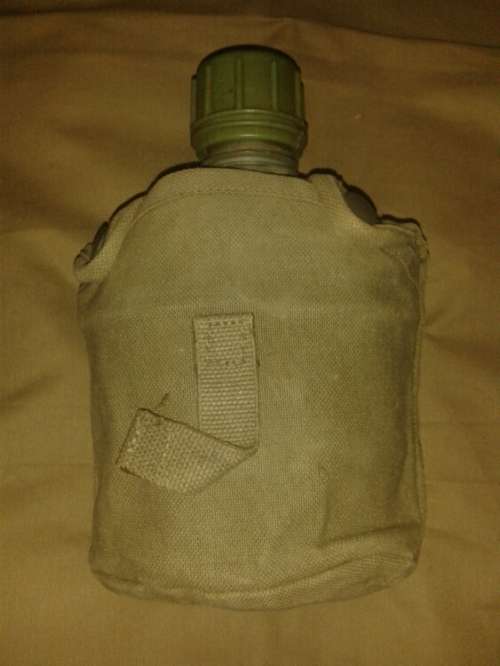 SADF. Waterbottle. No strap. Includes "firebucket" and new pouch.