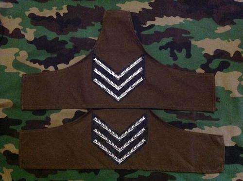 SADF Sgt Rank Brassards Nutria