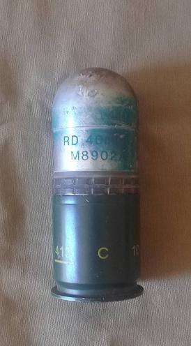 40mm (Snotneus) Round and shell.