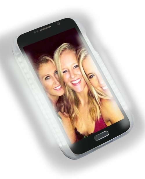 navy blue Illuminated selfie light cell phone case led light up for iphone 5/5s 6/6s 6plus/6s plus