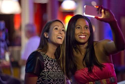 navy blue Illuminated selfie light cell phone case led light up for iphone 5/5s 6/6s 6plus/6s plus