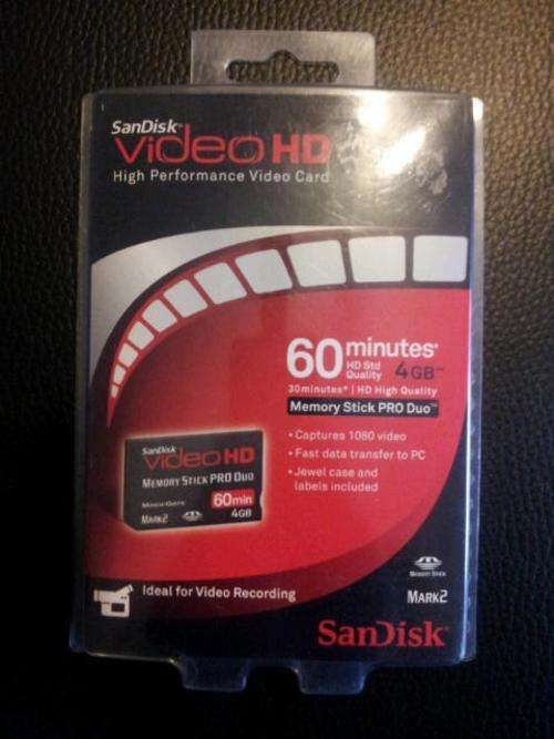 Memory Stick Pro Duo 4gig