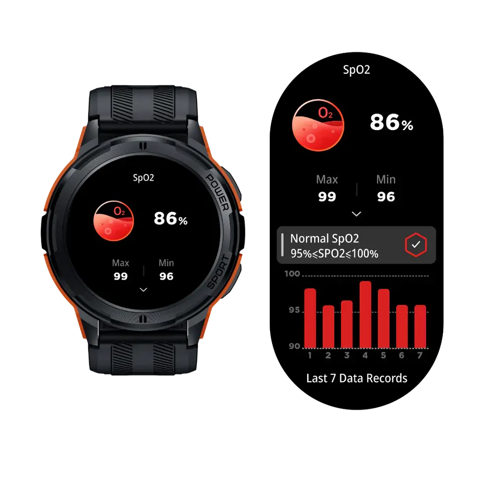 The Sentinel Indestructible Smart Watch - Orange