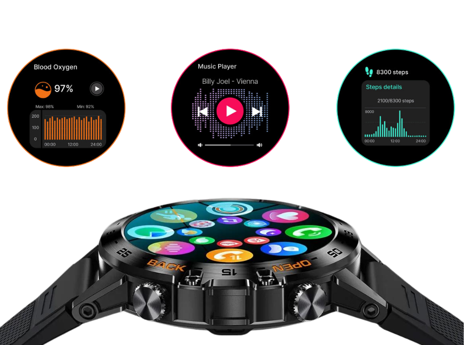 The Nomadic Indestructible Smartwatch - Black