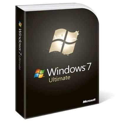 Genuine Microsoft windows 7 Ultimate with COA  CRAZY R1 AUCTION