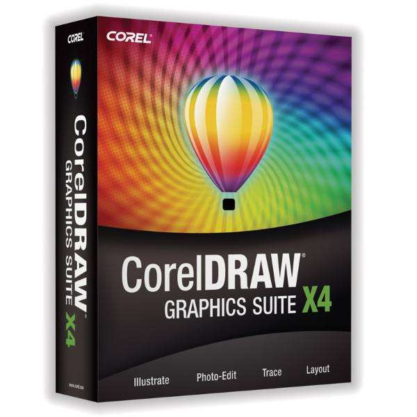 CorelDRAW GRAPHICS SUITE X4-Retail Box CRAZY R1 AUCTION