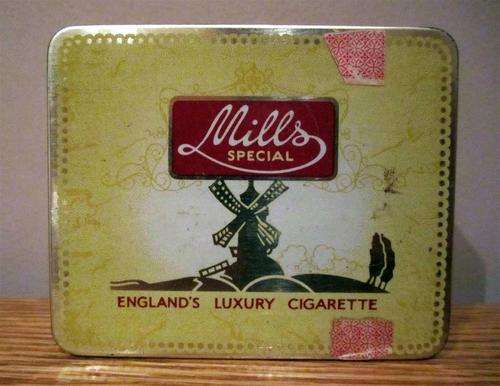 MILLS SPECIAL Cigarette Tin : Pre-1961