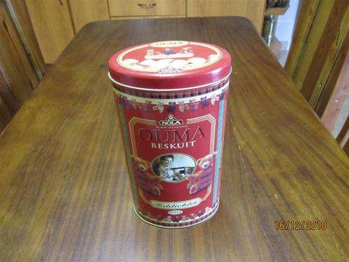 EMPTY OUMA RUSKS 500G TEDDY TIN
