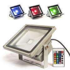10W Red/Green/Blue LED Flood Light With Remote