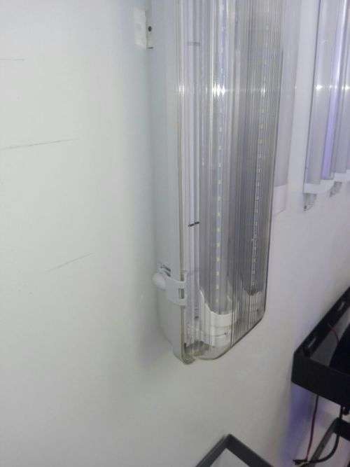 Waterproof Double Channel  LED Tube Fitting For T8 - 1.2m(4Ft) Led Tube