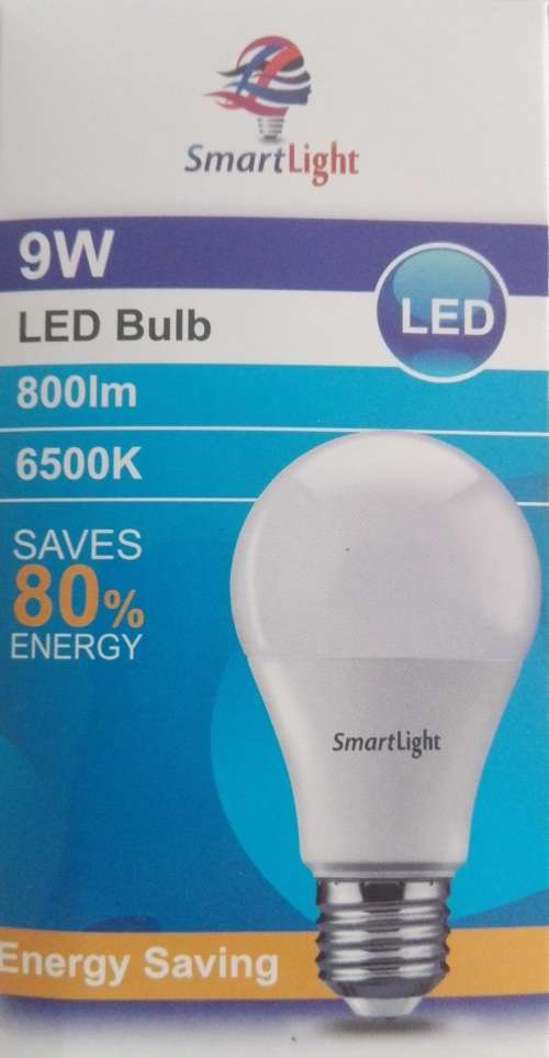 Smart Light- High Quality 9W LED Bulb - E27 (Screw In) Or B22 (Bayonet)