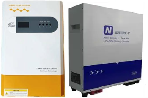 Fivestar 3.5Kva Hybrid Inverter and Nenergy 25.6v/120Ah LifePo4 Battery Combo