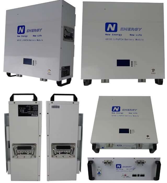 Nenergy 48v/100ah Lithium Ion Battery Wall and Rack Mount