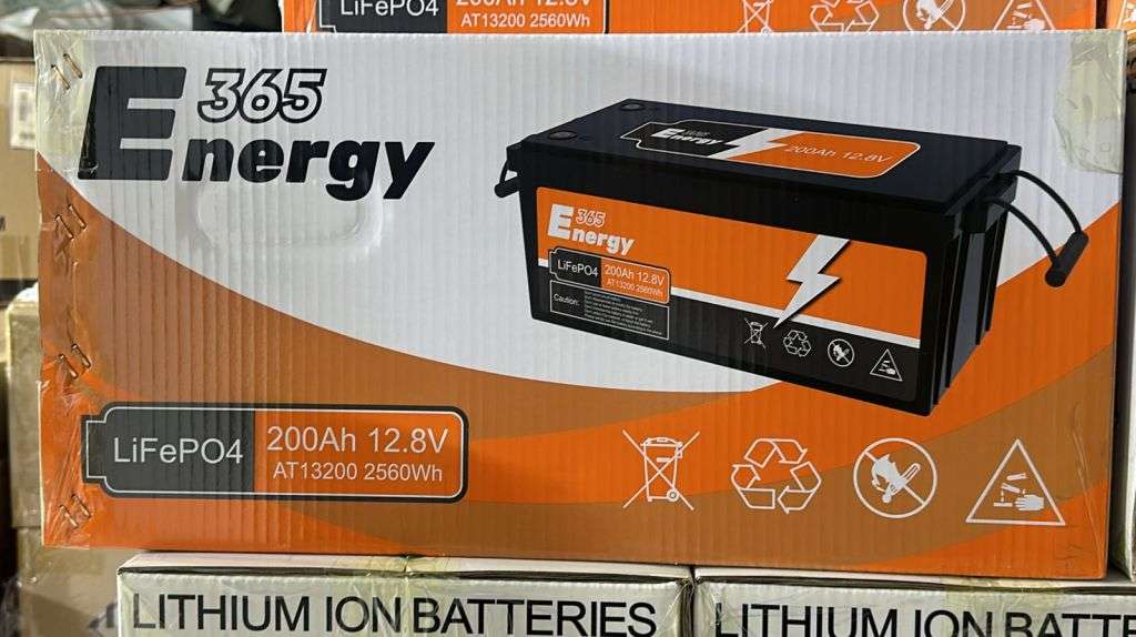 **Last of stock until new stock comes**365 Energy 12.8V/200AH LifePo4 Lithium Battery