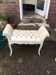 Old dressing table stool