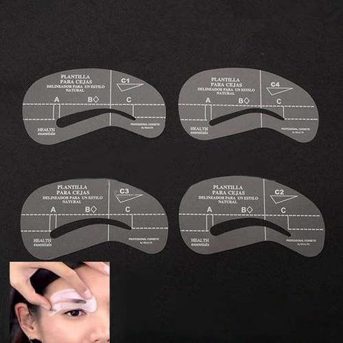 Eyebrow shaper stencils Pack of 4