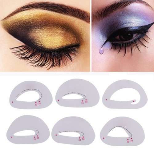 Eye makeup design shaper stencils Pack of 6