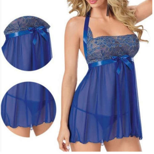 Blue babydoll lingerie size 28-30