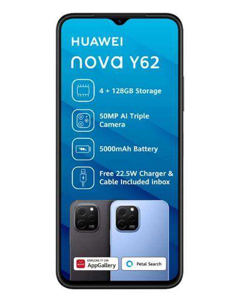 Huawei Nova Y62 128GB LTE Dual Sim - Sapphire Blue
