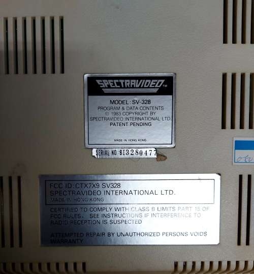 Spectravideo SV-328 Console Kit