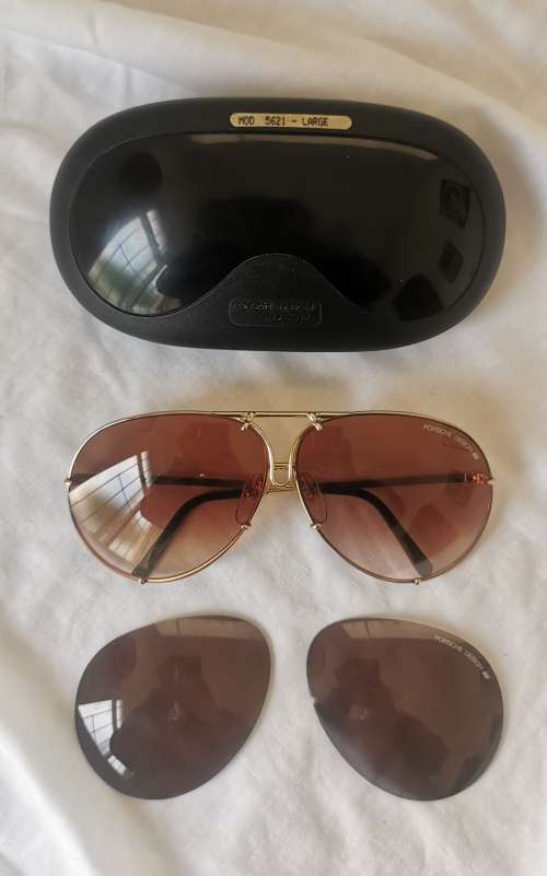 Vintage Porsche Design by Carrera 5621 - Gold Sunglasses.