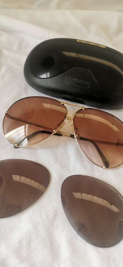 Vintage Porsche Design by Carrera 5621 - Gold Sunglasses.