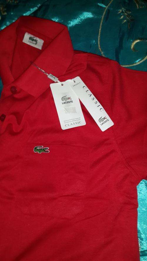 Stunning Red Lacoste Golfer Medium