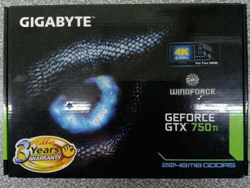 GIGABYTE GEFORCE GTX 750 TI