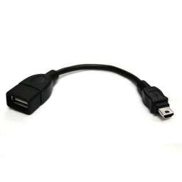 Mini USB Male to Female Adapter