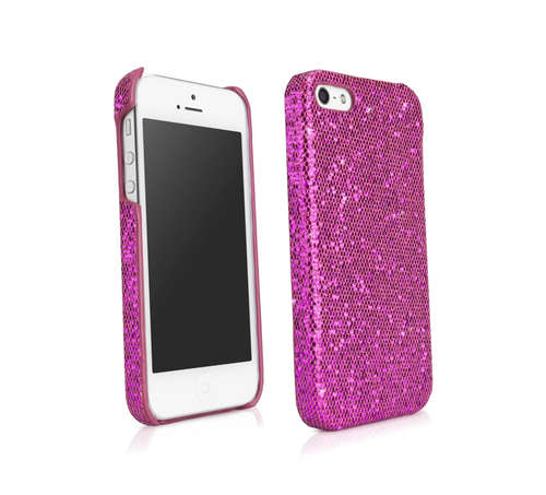 iPhone 5 Glitter Case in Hot Pink