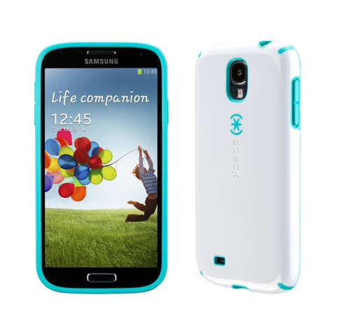 Speck Samsung S4 Cover in White & Blue