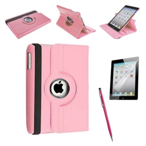iPad Mini Rotatable Case, Stylus & Screen Protector in any Colour (Free Delivery)