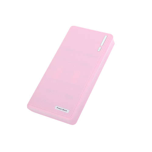 Dual USB Powerbank in Pink - 20000mAh (Free Delivery To Your Door)