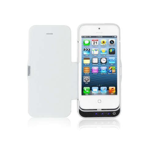 iPhone 5/5S Battery Case in Ice White - 4200mAh (Free Delivery To Your Door)