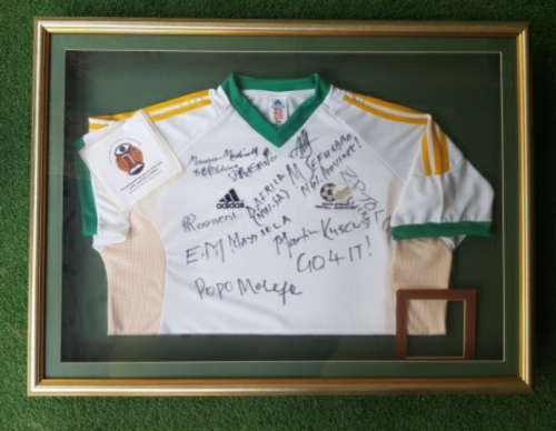 Soccer jersey framed