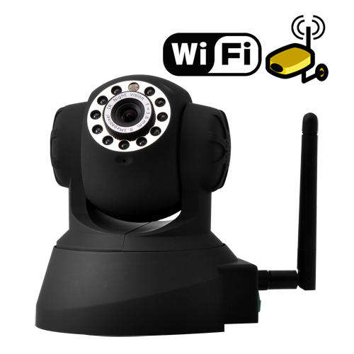 Professional Security Remote Wireless IP WiFi SPY Audio Camera CCTV with Night Vision