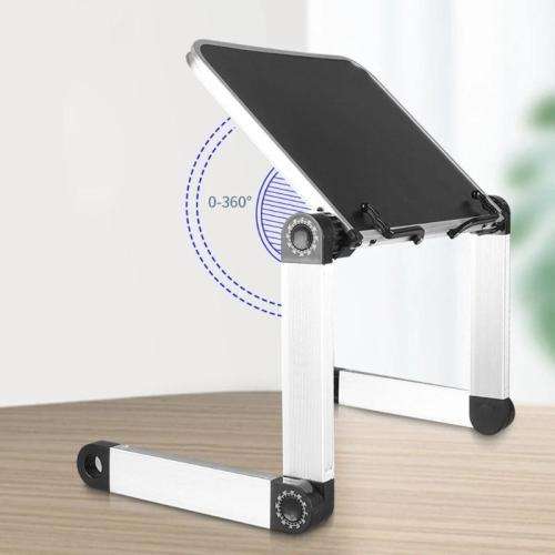 Foldable Reading Book Holder Stand for Laptop PC 360 Degree Adjustable Support Desk Organizer