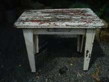 REDUCED!!! Occasional white shabby chic Oregon Table