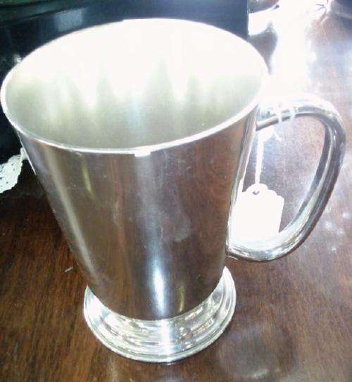 Silvered Tankard