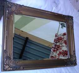 Victorian - Moulded Gold Gesso Frame with Bevelled Mirror