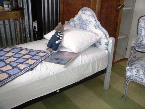 Pair of Toile covered French style Headboards