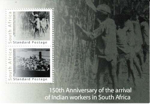 150th Anniversary of arrival of Indian labourers.   MNH