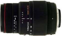 SIGMA 70-300  1:4-5.6 APO DG ZOOM LENS DOT MISS